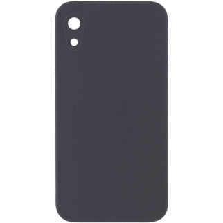 Чохол Silicone Case Square Full Camera Protective (AA) для Apple iPhone XR (6.1") Сірий / Dark Gray - Інтернет-магазин спільних покупок ToGether
