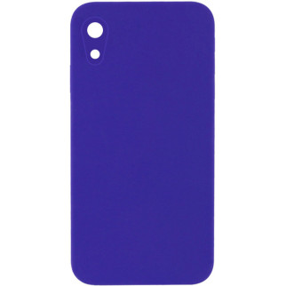 Чохол Silicone Case Square Full Camera Protective (AA) для Apple iPhone XR (6.1") Фіолетовий / Ultra Violet - Інтернет-магазин спільних покупок ToGether