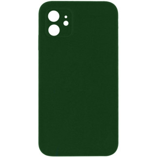 Чохол Silicone Case Square Full Camera Protective (AA) для Apple iPhone 11 (6.1") Зелений / Army green - Інтернет-магазин спільних покупок ToGether