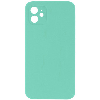 Чохол Silicone Case Square Full Camera Protective (AA) для Apple iPhone 11 (6.1") Бірюзовий / Turquoise - Інтернет-магазин спільних покупок ToGether