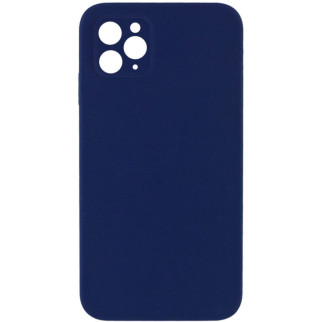 Чохол Silicone Case Square Full Camera Protective (AA) для Apple iPhone 11 Pro (5.8") Темно-синій / Midnight blue - Інтернет-магазин спільних покупок ToGether