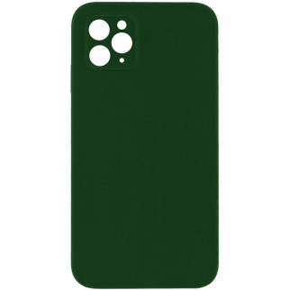 Чохол Silicone Case Square Full Camera Protective (AA) для Apple iPhone 11 Pro (5.8") Зелений / Army green - Інтернет-магазин спільних покупок ToGether