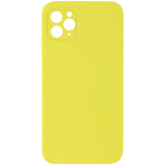 Чохол Silicone Case Square Full Camera Protective (AA) для Apple iPhone 11 Pro (5.8") Жовтий / Bright Yellow - Інтернет-магазин спільних покупок ToGether