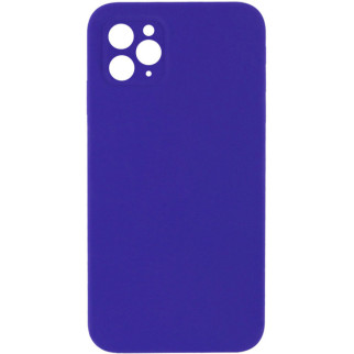 Чохол Silicone Case Square Full Camera Protective (AA) для Apple iPhone 11 Pro (5.8") Фіолетовий / Ultra Violet - Інтернет-магазин спільних покупок ToGether