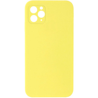 Чохол Silicone Case Square Full Camera Protective (AA) для Apple iPhone 11 Pro Max (6.5") Жовтий / Yellow - Інтернет-магазин спільних покупок ToGether
