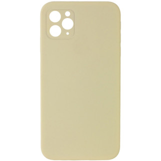 Чохол Silicone Case Square Full Camera Protective (AA) для Apple iPhone 11 Pro Max (6.5") Жовтий / Mellow Yellow - Інтернет-магазин спільних покупок ToGether