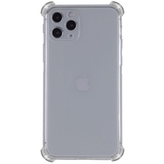 TPU чохол GETMAN Ease logo посилені кути для Apple iPhone 12 Pro Max (6.7") Сірий (прозорий) - Інтернет-магазин спільних покупок ToGether