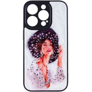 TPU+PC чохол Prisma Ladies для Apple iPhone 12 Pro Max (6.7") Girl in a hat - Інтернет-магазин спільних покупок ToGether