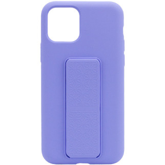 Чохол Silicone Case Hand Holder для Apple iPhone 11 Pro (5.8") Бузковий / Dasheen - Інтернет-магазин спільних покупок ToGether