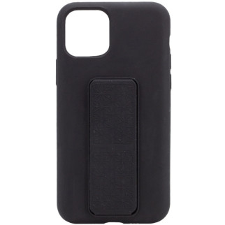 Чохол Silicone Case Hand Holder для Apple iPhone 11 Pro (5.8") Чорний / Black - Інтернет-магазин спільних покупок ToGether