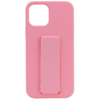Чохол Silicone Case Hand Holder для Apple iPhone 12 Pro Max (6.7") Рожевий / Pink - Інтернет-магазин спільних покупок ToGether