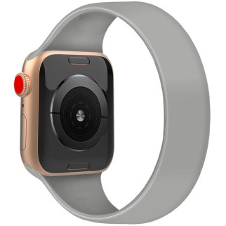 Ремінець Solo Loop для Apple watch 38mm/40mm 143mm (4) Сірий / Mist Blue - Інтернет-магазин спільних покупок ToGether