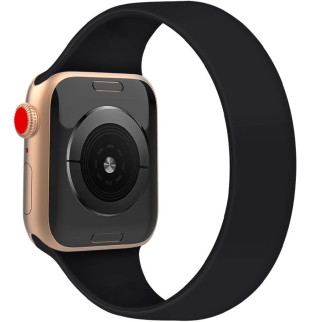 Ремінець Solo Loop для Apple watch 38mm/40mm 170mm (8) Чорний / Black - Інтернет-магазин спільних покупок ToGether