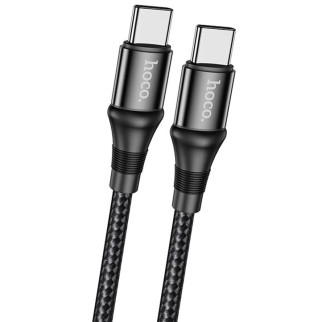 Дата кабель Hoco X50 "Excellent" Type-C to Type-C (1m) Чорний - Інтернет-магазин спільних покупок ToGether