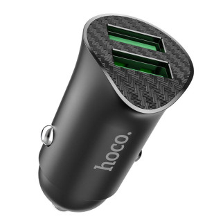 АЗП Hoco Z39 QC3.0 (2USB) Чорний - Інтернет-магазин спільних покупок ToGether