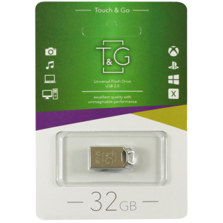 Флеш-драйв USB Flash Drive T&G 110 Metal Series 32GB Срібний - Інтернет-магазин спільних покупок ToGether
