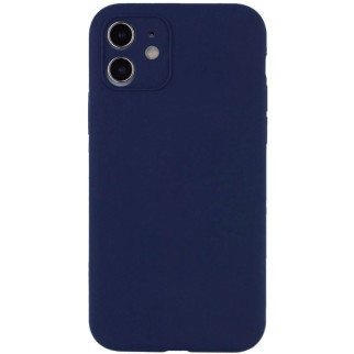 Чохол Silicone Case Full Camera Protective (AA) для Apple iPhone 12 (6.1") Синій / Deep navy - Інтернет-магазин спільних покупок ToGether