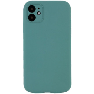 Чохол Silicone Case Full Camera Protective (AA) для Apple iPhone 12 (6.1") Зелений / Pine green - Інтернет-магазин спільних покупок ToGether