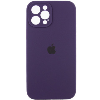 Чохол Silicone Case Full Camera Protective (AA) для Apple iPhone 12 Pro (6.1") Фіолетовий / Elderberry - Інтернет-магазин спільних покупок ToGether