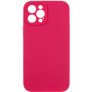 Чохол Silicone Case Full Camera Protective (AA) для Apple iPhone 12 Pro (6.1") Червоний / Rose Red - Інтернет-магазин спільних покупок ToGether