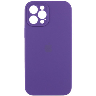 Чохол Silicone Case Full Camera Protective (AA) для Apple iPhone 12 Pro (6.1") Фіолетовий / Amethyst - Інтернет-магазин спільних покупок ToGether