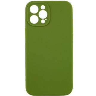 Чохол Silicone Case Full Camera Protective (AA) для Apple iPhone 12 Pro (6.1") Зелений / Dark Olive - Інтернет-магазин спільних покупок ToGether
