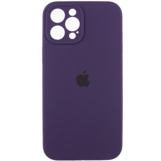 Чохол Silicone Case Full Camera Protective (AA) для Apple iPhone 12 Pro Max (6.7") Фіолетовий / Elderberry - Інтернет-магазин спільних покупок ToGether