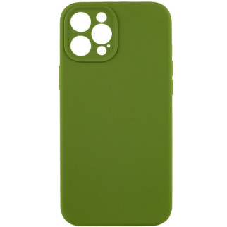 Чохол Silicone Case Full Camera Protective (AA) для Apple iPhone 12 Pro Max (6.7") Зелений / Dark Olive - Інтернет-магазин спільних покупок ToGether