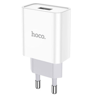 МЗП HOCO C81A (1USB/2.1A) Білий - Інтернет-магазин спільних покупок ToGether