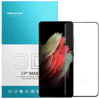 Захисне скло Nillkin (CP+ max 3D) для Samsung Galaxy S21 Ultra Чорний - Інтернет-магазин спільних покупок ToGether