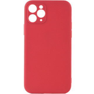 Силіконовий чохол Candy Full Camera для Apple iPhone 11 Pro (5.8") Червоний / Camellia - Інтернет-магазин спільних покупок ToGether