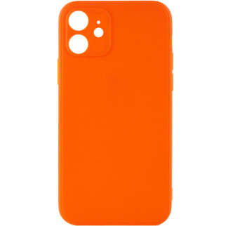 Силіконовий чохол Candy Full Camera для Apple iPhone 12 (6.1") Помаранчевий / Orange - Інтернет-магазин спільних покупок ToGether