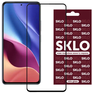 Захисне скло SKLO 3D для Xiaomi Redmi K40/K40 Pro/K40 Pro+/Poco F3/Mi 11i/Poco X3 GT Чорний - Інтернет-магазин спільних покупок ToGether