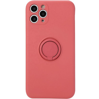 Чохол TPU Candy Ring Full Camera для Apple iPhone 12 Pro (6.1") Червоний / Camellia - Інтернет-магазин спільних покупок ToGether