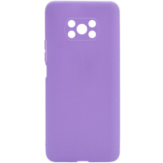 Силіконовий чохол Candy Full Camera для Xiaomi Poco X3 NFC / Poco X3 Pro Бузковий / Dasheen - Інтернет-магазин спільних покупок ToGether