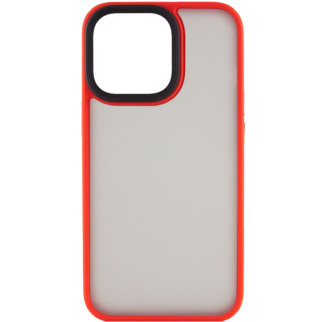 TPU+PC чохол Metal Buttons для Apple iPhone 13 Pro (6.1") Червоний - Інтернет-магазин спільних покупок ToGether
