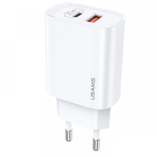 МЗП Usams US-CC121 T35 QC3.0 + PD3.0 20W Білий - Інтернет-магазин спільних покупок ToGether