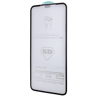 Захисне скло 5D Hard (full glue) (тех.пак) для Apple iPhone 13 / 13 Pro / 14 (6.1") Чорний - Інтернет-магазин спільних покупок ToGether