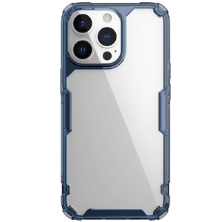 TPU чохол Nillkin Nature Pro Series для Apple iPhone 13 Pro Max (6.7") Синій (прозорий) - Інтернет-магазин спільних покупок ToGether