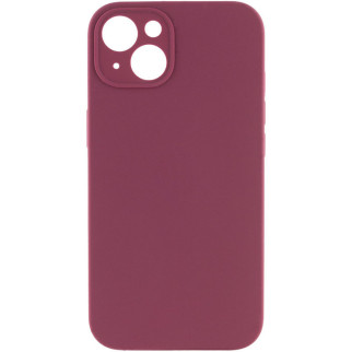 Чохол Silicone Case Full Camera Protective (AA) для Apple iPhone 13 (6.1") Бордовий / Plum - Інтернет-магазин спільних покупок ToGether