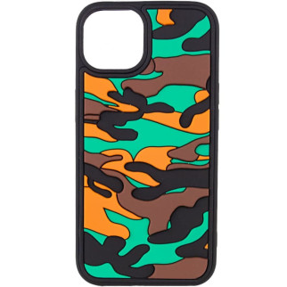 Чохол TPU+PC Army Collection для Apple iPhone 13 (6.1") Коричневий - Інтернет-магазин спільних покупок ToGether