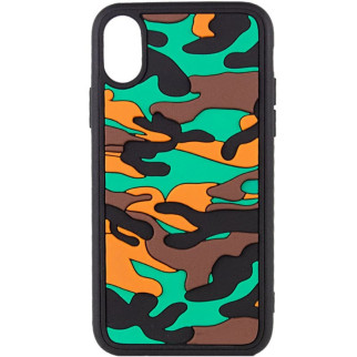 Чохол TPU+PC Army Collection для Apple iPhone XS Max (6.5") Коричневий - Інтернет-магазин спільних покупок ToGether