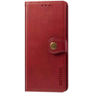Шкіряний чохол книжка GETMAN Gallant (PU) для Samsung Galaxy M52 Червоний - Інтернет-магазин спільних покупок ToGether
