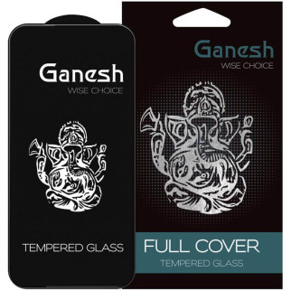 Захисне скло Ganesh (Full Cover) для Apple iPhone 12 Pro / 12 (6.1") Чорний - Інтернет-магазин спільних покупок ToGether