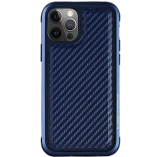 Чохол PC+TPU+Metal K-DOO MARS Series для Apple iPhone 13 Pro (6.1") Carbon Blue - Інтернет-магазин спільних покупок ToGether