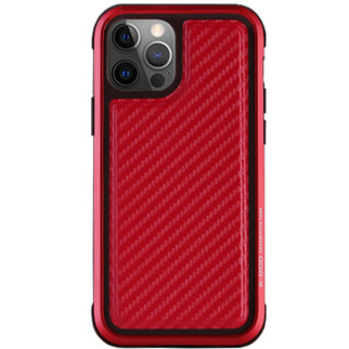 Чохол PC+TPU+Metal K-DOO MARS Series для Apple iPhone 13 Pro (6.1") Carbon Red - Інтернет-магазин спільних покупок ToGether