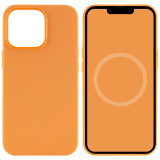 Чохол Silicone case (AAA) full with Magsafe and Animation для Apple iPhone 13 Pro Max (6.7") Помаранчевий / Marigold - Інтернет-магазин спільних покупок ToGether