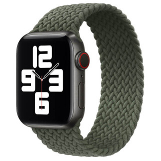 Ремінець Braided Solo Loop (AAA) для Apple watch 38mm/40mm 135mm Зелений - Інтернет-магазин спільних покупок ToGether