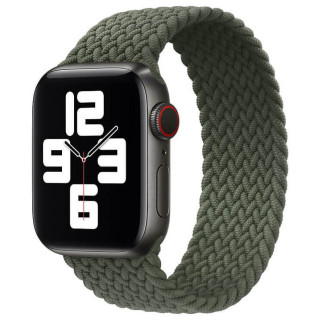 Ремінець Braided Solo Loop (AAA) для Apple watch 38mm/40mm 145mm Зелений - Інтернет-магазин спільних покупок ToGether