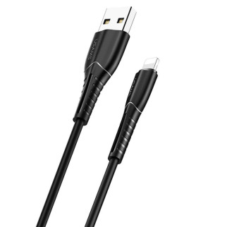 Дата кабель Usams US-SJ364 U35 USB to Lightning 2A (1m) Чорний - Інтернет-магазин спільних покупок ToGether